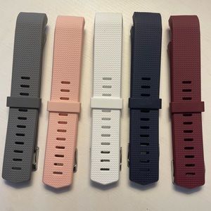 Fitbit Charge 2 exchangeable bands. 5 colors. Brand new.